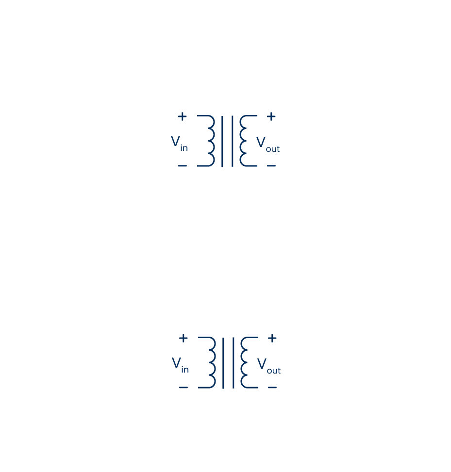 +/-Rails created using two isolated single outputs