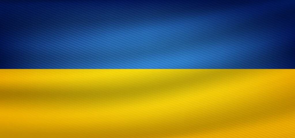 ukraine flag grunge fabric texture